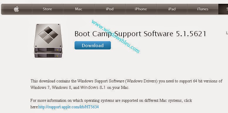 boot camp software download for mac
